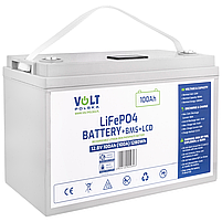 Акумулятор LiFePo4 100Аг 100А 12В BMS з індикатором VOLT POLSKA, фото 3