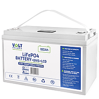 Акумулятор LiFePo4 100Аг 100А 12В BMS з індикатором VOLT POLSKA, фото 4