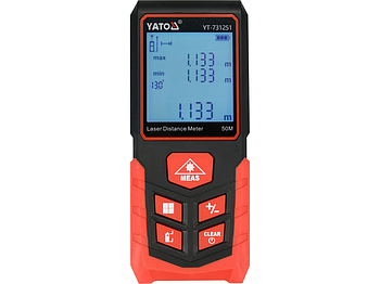Лазерний далекомір рулетка до 50 м YATO YT-731251