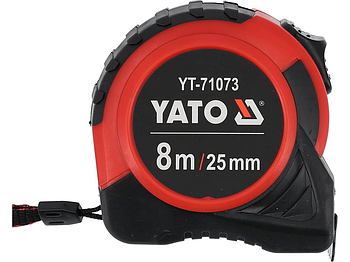 Рулетка сталева 8м х 25мм YATO YT-71073