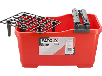 Відро для плитки з валиками та решіткою 22л YATO YT-54750