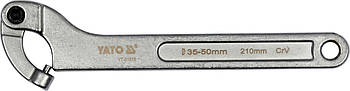 Ключ гайковий з круглим штифтом 35-50 мм YATO YT-01676