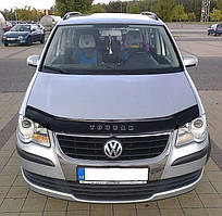 Мухобійка VW Touran (2007-2010) (VT-52) Дефлектор капота накладка