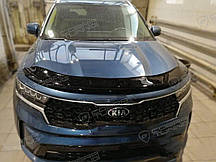 Мухобійка Kia Sorento IV 2020- (COBRA) Дефлектор капота накладка