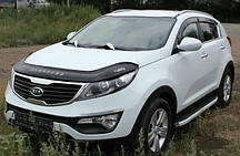 Мухобійка Kia Sportage (2010-2015) (VT-52) Дефлектор капота накладка