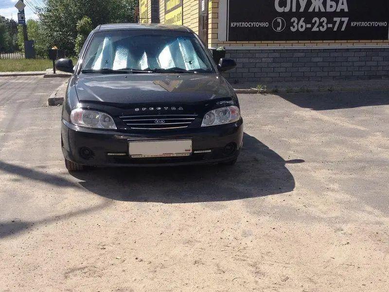 Мухобійка Kia Spectra (2005&gt,) (VT-52) Дефлектор капота накладка