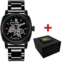 Годинник механічний з автопідзаводом Awarder 021 Де би не був All Black Steel