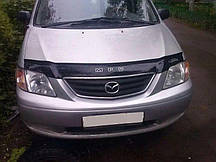 Мухобійка Mazda MPV (1999-2002) (VT-52) Дефлектор капота накладка