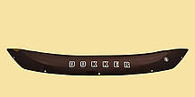 Мухобійка Dacia Dokker (короткий) (2012&gt,) (VT-52) Дефлектор капота накладка