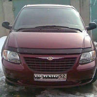Мухобійка Chrysler Voyager IV (2001-2008) (VT-52) Дефлектор капота накладка