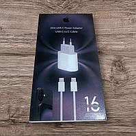 Мережевий зарядний пристрій 35 W USB-C Power Adapter USB-C to Cable 1 m Black (MHJE3ZM)