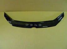 Мухобійка VW Polo 5 (2009&gt,) (VT-52) Дефлектор капота накладка