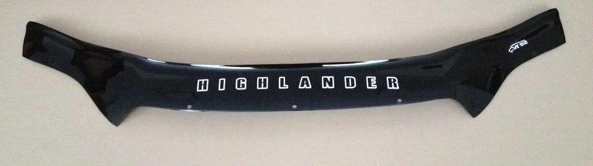 Мухобійка Toyota Highlander (2010-2013) (VT-52) Дефлектор капота накладка