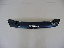 Мухобійка Nissan X-Trail T-31 (короткий) (2007-2014) (VT-52) Дефлектор капота накладка