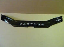Мухобійка Peugeot Partner (1996-2002) (VT-52) Дефлектор капота накладка
