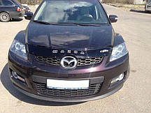 Мухобійка Mazda CX-7 (2006&gt,) (VT-52) Дефлектор капота накладка
