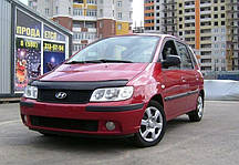 Мухобійка Hyundai Matrix (2000&gt,) (VT-52) Дефлектор капота накладка