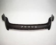 Мухобійка Ford Focus 2 (довгий) (2008&gt,) (VT-52) Дефлектор капота накладка