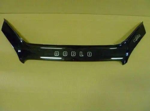 Мухобійка Fiat Doblo (2005-2010) (VT-52) Дефлектор капота накладка