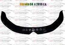 Мухобійка Citroen C4 (2010&gt,) (VT-52) Дефлектор капота накладка