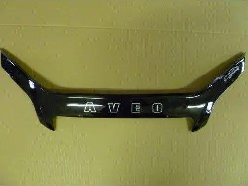 Мухобійка Chevrolet Aveo (сідан) (2006&gt,) (VT-52) Дефлектор капота накладка