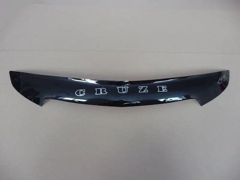 Мухобійка Chevrolet Cruze (короткий) (2009&gt,) (VT-52) Дефлектор капота накладка