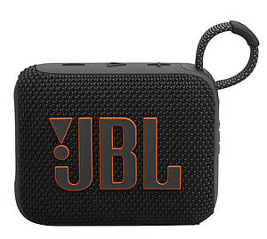 Портативна колонка Bluetooth JBL Go 4 Black (JBLGO4BLK) чорна
