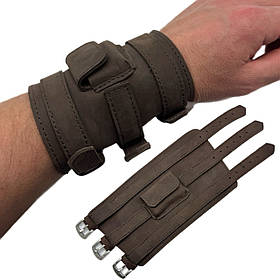 Браслет манжета з кишенею з натуральної шкіри Silver Taurus 7787.