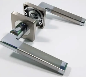 Ручка для двері Ajax Polo JK Sn-Cp 3 матовий нікель-хром