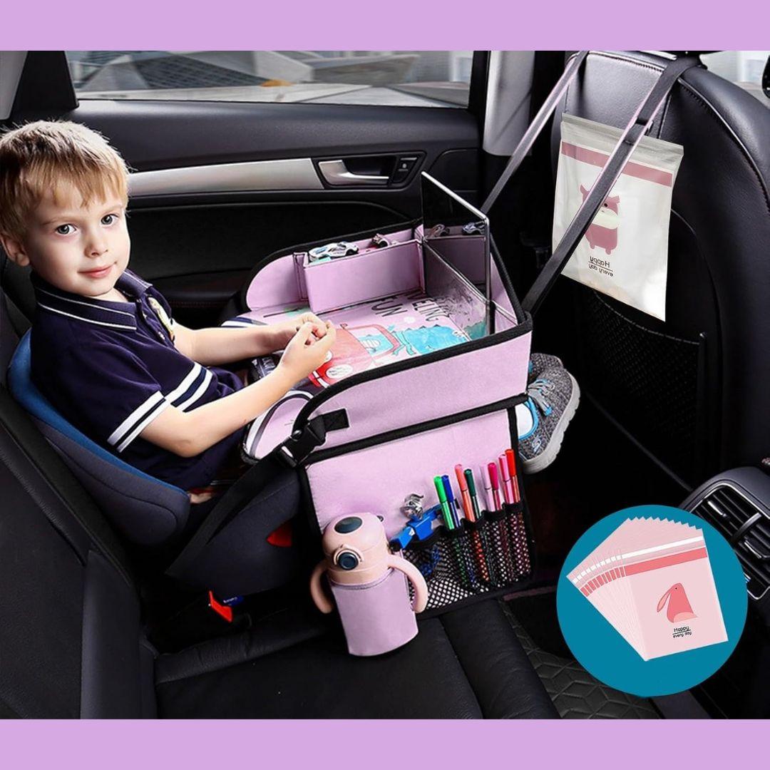 Дитячий столик піднос переносний в машину для подорожей, в дорогу, фото 1