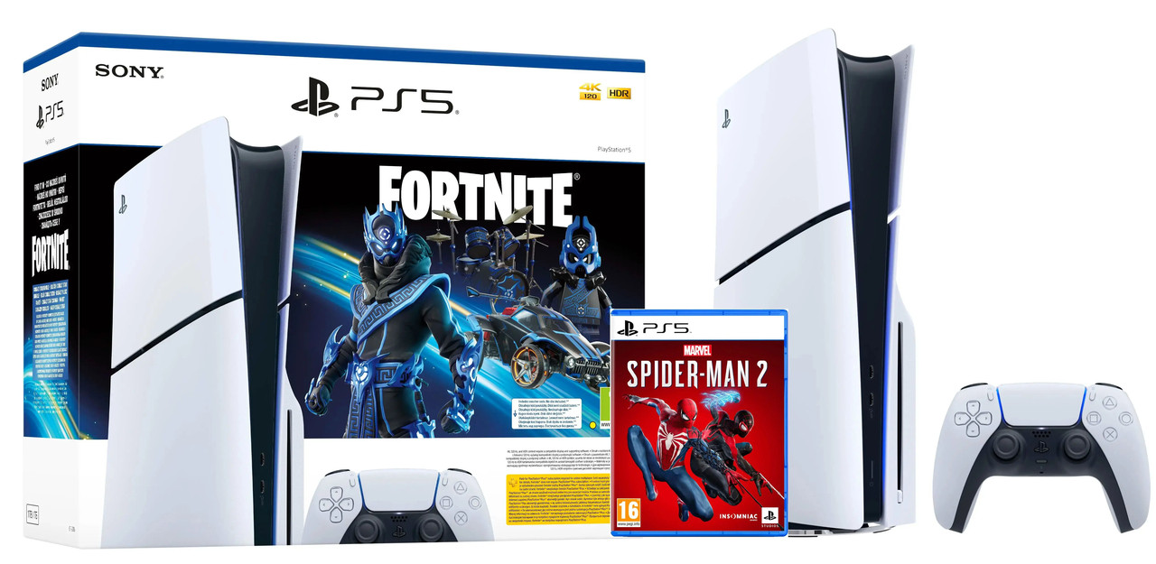 Приставка (консоль) Sony PlayStation 5 Slim + Marvel's Spider-Man 2 , Гарантія, фото 1