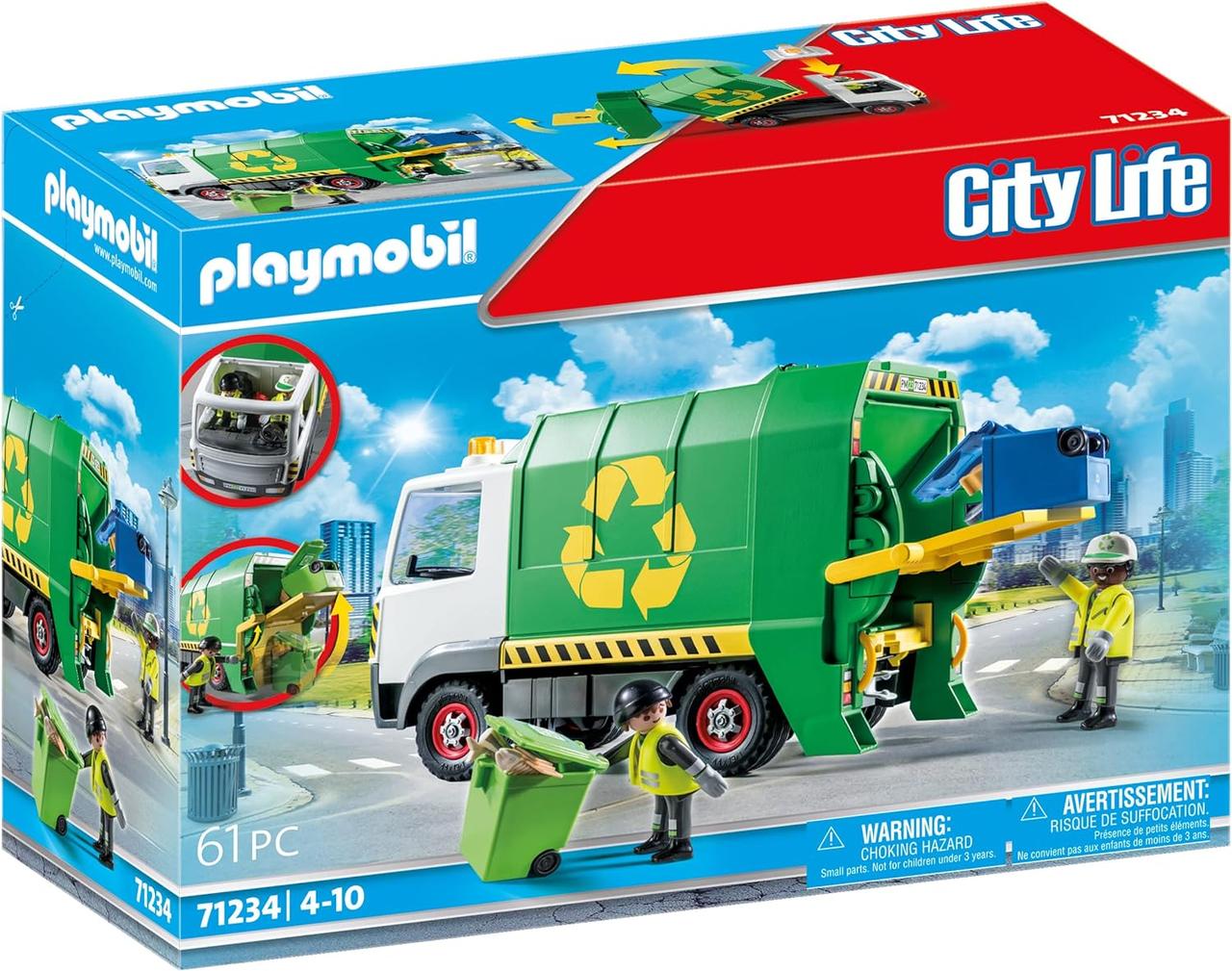 Ігровий набір вантажівка сміттєвоз Playmobil City Life 71234