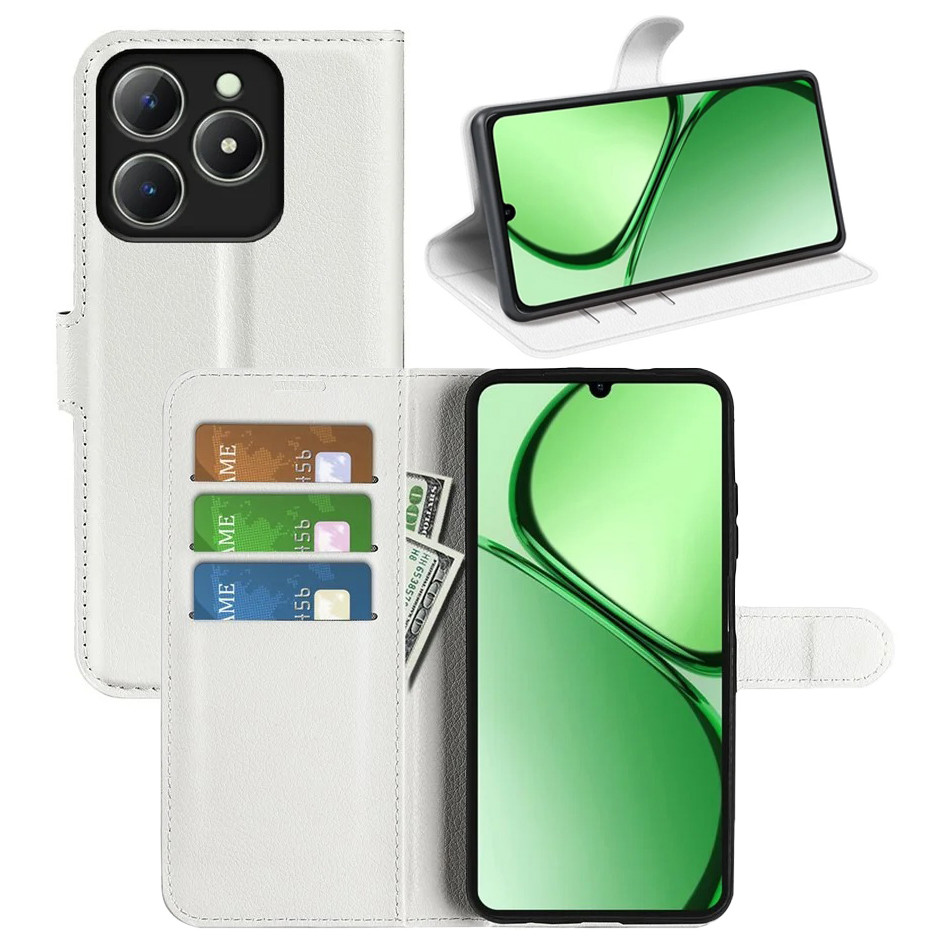 Чохол-книжка Litchie Wallet для Realme C63 / C61 White