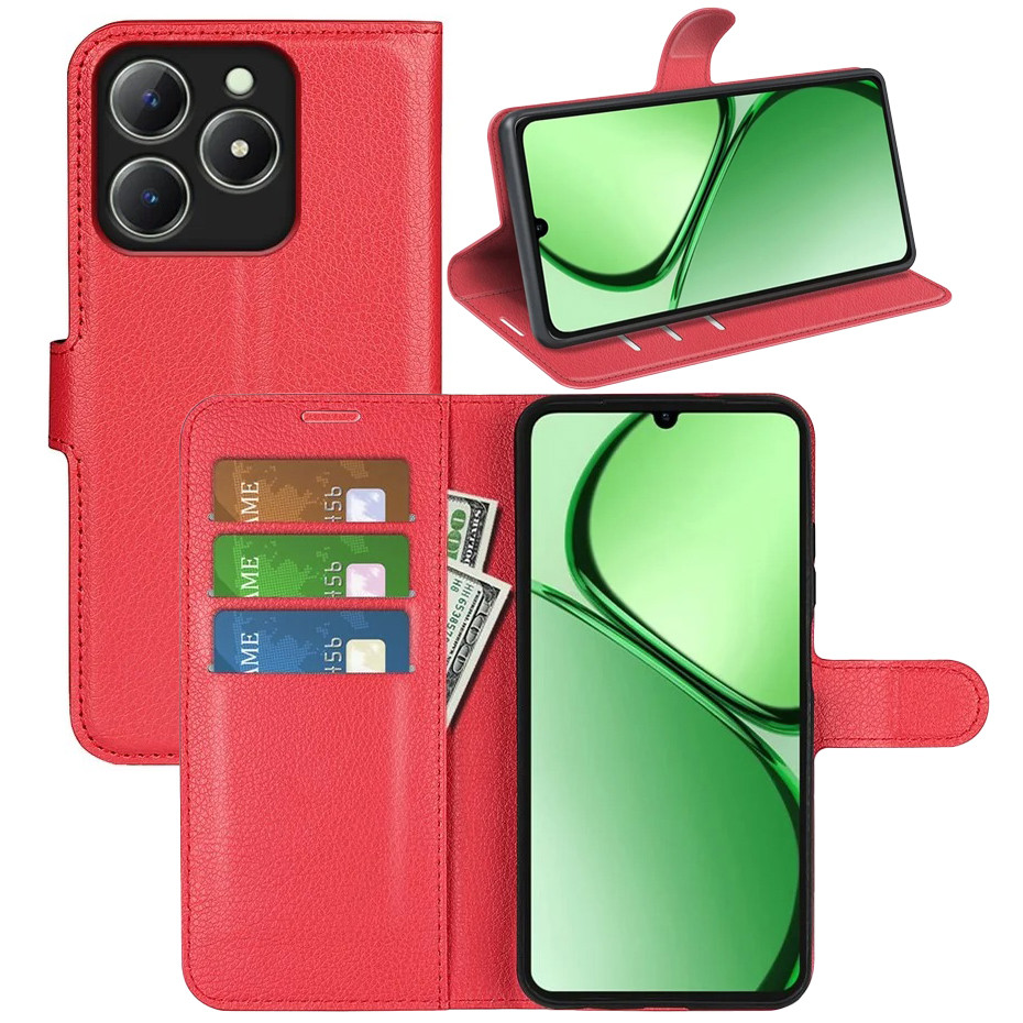 Чохол-книжка Litchie Wallet для Realme C63 / C61 Red