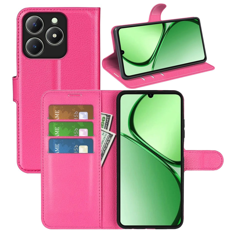 Чохол-книжка Litchie Wallet для Realme C63 / C61 Rose