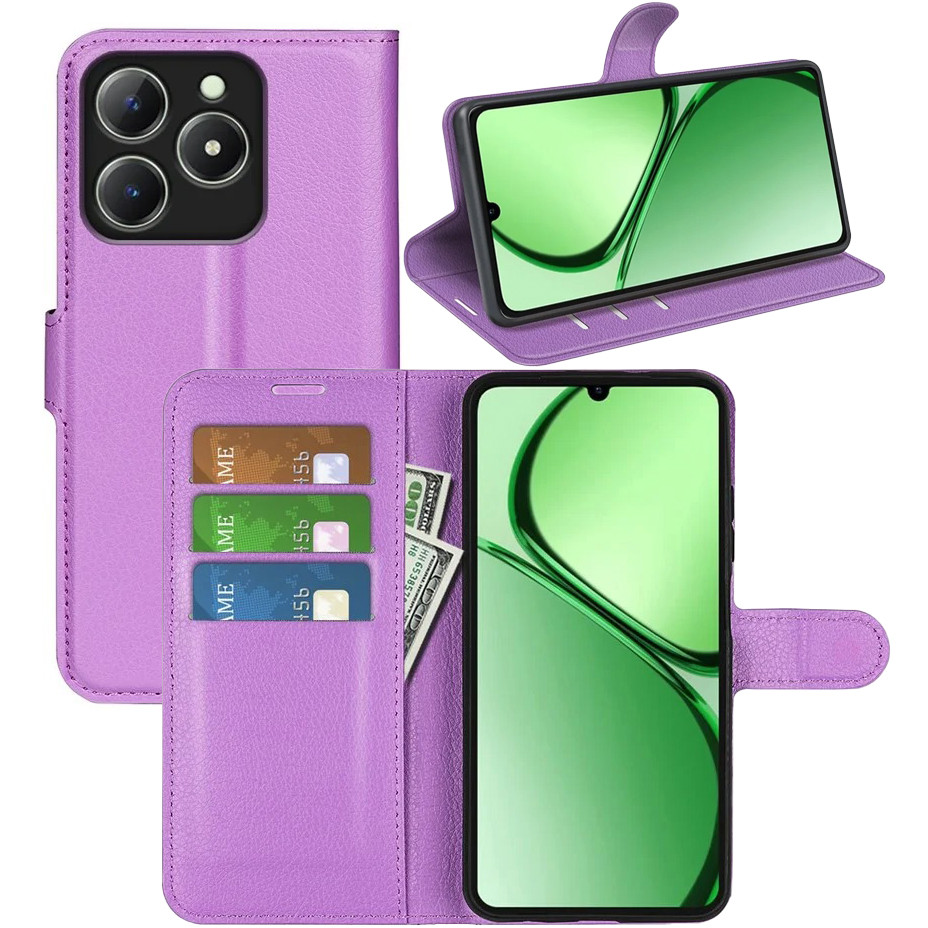 Чохол-книжка Litchie Wallet для Realme C63 / C61 Violet