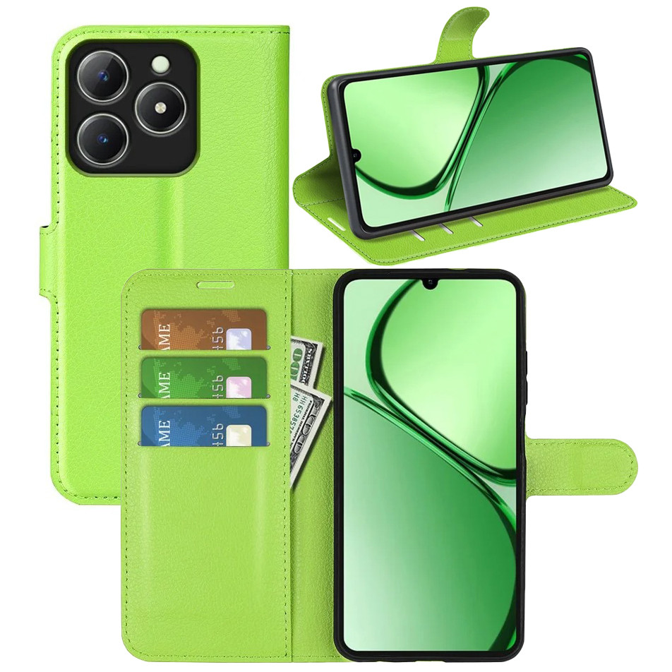 Чохол-книжка Litchie Wallet для Realme C63 / C61 Light Green