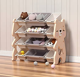 Стелаж з контейнерами Terrio ”Cutie L” Рожевий