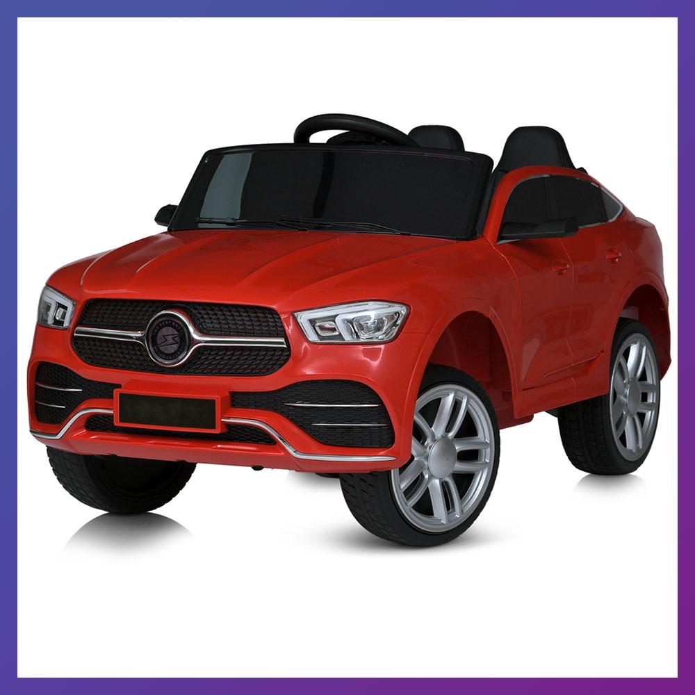 Дитячий електромобіль на акумуляторі Mercedes M 6015 з пультом радіокерування для дітей 3-8 років Червоний