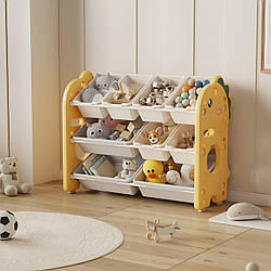 Стелаж з контейнерами Terrio ““Zuby L”  Жовтий