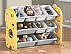 Стелаж з контейнерами Terrio ““Zuby L”  Жовтий, фото 2