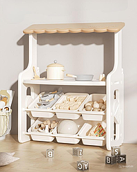 Стелаж з контейнерами Terrio ““Dessy”  Кавовий