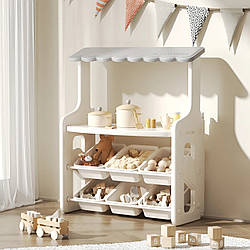 Стелаж з контейнерами Terrio ““Dessy”  Сірий