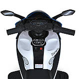 Дитячий електро мотоцикл триколісний на акумуляторі Ducati M 4053 для дітей 2-6 років Синій, фото 3