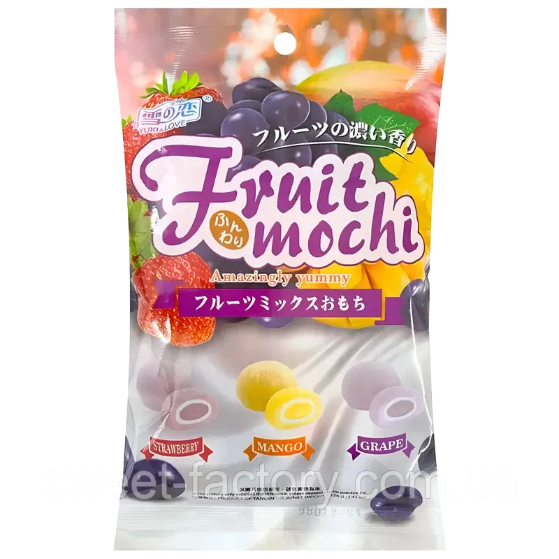 Моті Yuki & Love Fruit Mochi 126g, фото 1