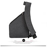 Барсетка сумка чоловіча слинг на грудь для через плечо спортивна Барсетка сумка-usb чоловіча упер цена ОПТ, фото 5