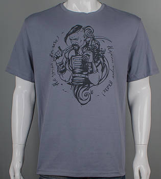 Футболка батал Козак 2503б (Уп.4шт 3XL,4XL), Сірий