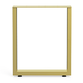 Регульована опора для столу з металу 600×100 мм, H 730 мм 1 шт Золото