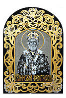 Ікона на камені Святий Миколай чудотворець