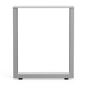 Регульована опора для столу з металу 600×100 мм, H 730 мм 1 шт Сатин